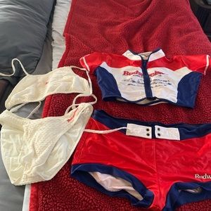 Authentic late 80s Budweiser promo outfits.